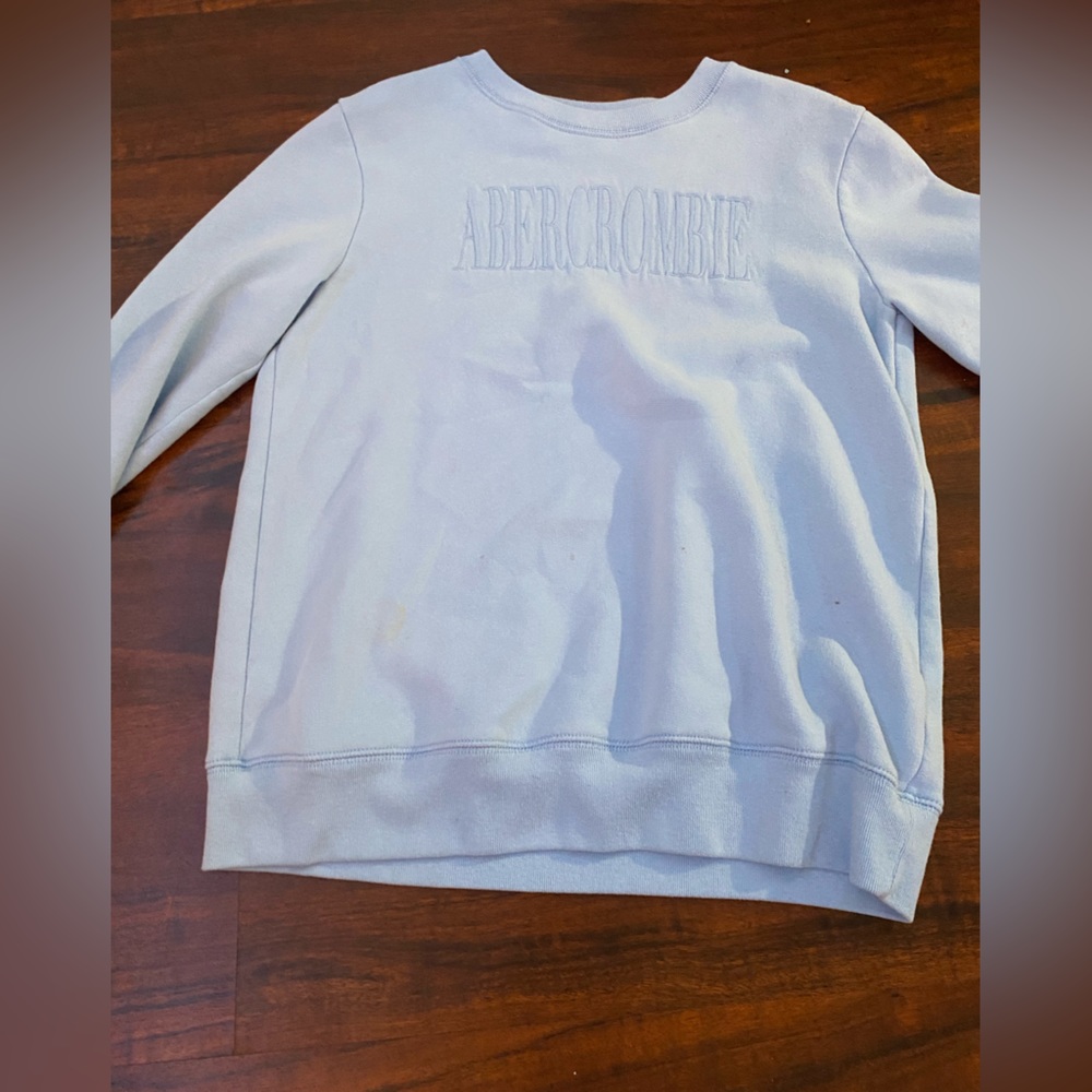 Light baby blue sweat shirt